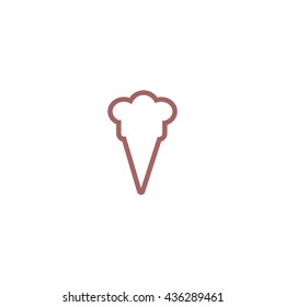 ice cream cone, icon