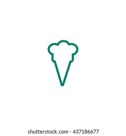 ice cream cone, icon