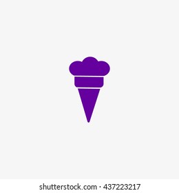 ice cream cone, icon