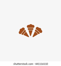 ice cream cone, icon