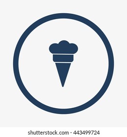 ice cream cone, icon