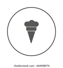 ice cream cone, icon