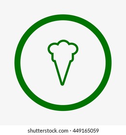 ice cream cone, icon