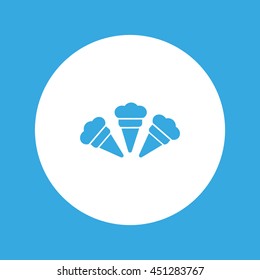 ice cream cone, icon