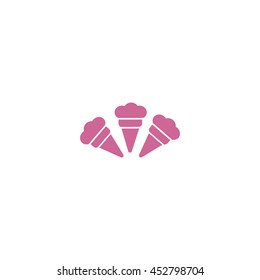 ice cream cone, icon