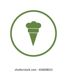 ice cream cone, icon