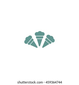 ice cream cone, icon