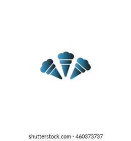 ice cream cone, icon
