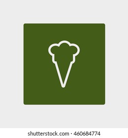ice cream cone, icon