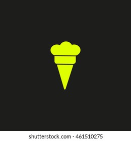 ice cream cone, icon