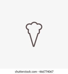 ice cream cone, icon