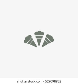 ice cream cone, icon