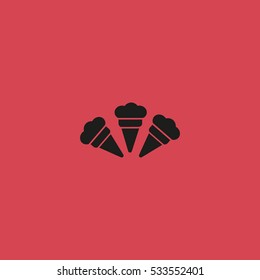 ice cream cone, icon