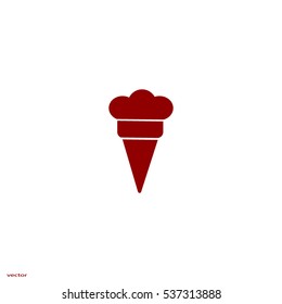 ice cream cone, icon