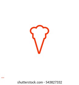 ice cream cone, icon