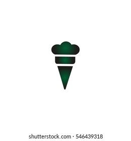 ice cream cone, icon