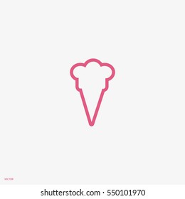 ice cream cone, icon