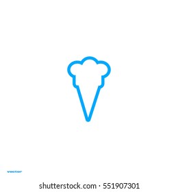 ice cream cone, icon