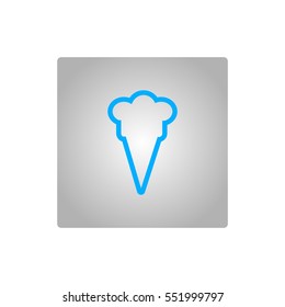 ice cream cone, icon