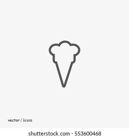 ice cream cone, icon
