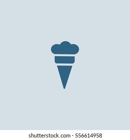 ice cream cone, icon