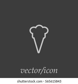 ice cream cone, icon