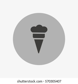 ice cream cone, icon