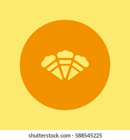 ice cream cone, icon