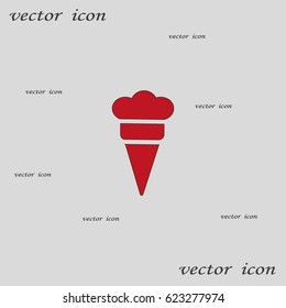 ice cream cone, icon