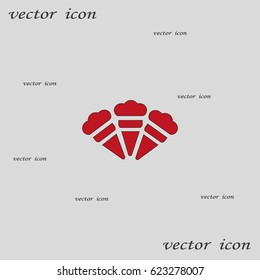 ice cream cone, icon