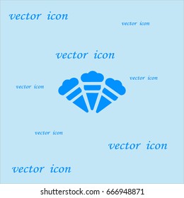 ice cream cone, icon