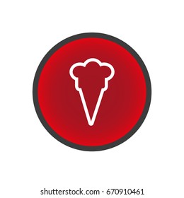 ice cream cone, icon