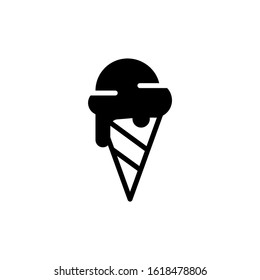 Ice cream cone icon from beach icon pack