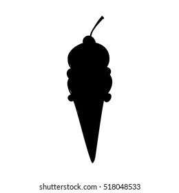 ice cream cone icon image 