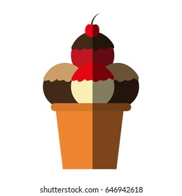 ice cream cone icon image 