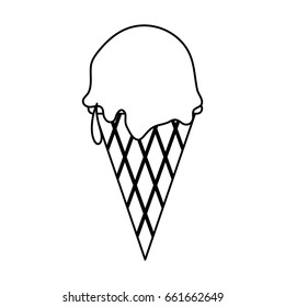 ice cream cone icon image 