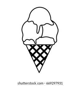 Similar Images, Stock Photos & Vectors of ice cream cone doodle