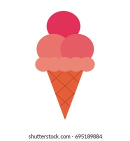 ice cream cone icon image 