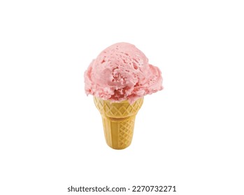 Ice cream cone icon vector 