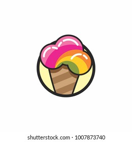 ice cream cone logo