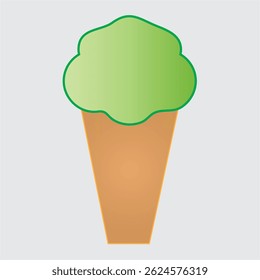 Ice Cream Cone nice graphic design art.