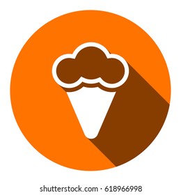 Ice cream cone outline icon