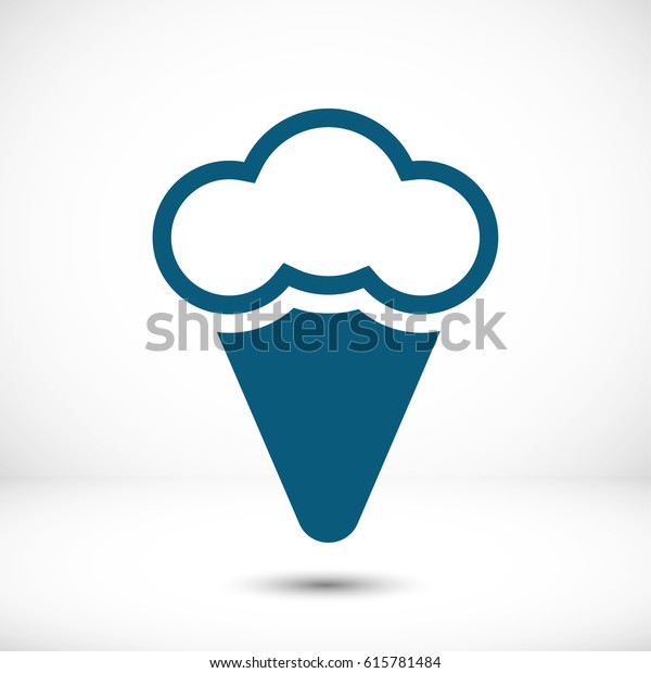 Ice Cream Cone Outline Icon Stock Vector Royalty Free