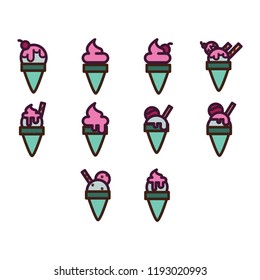 ice cream cone plastic