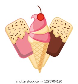 ice cream cone popsicle