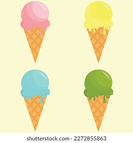 Eiskrempelsatz, Vektorgrafik