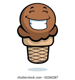 Ice Cream Cone Smiling