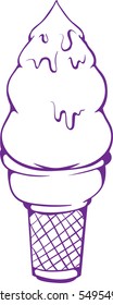 Ice Cream Cone Vector
