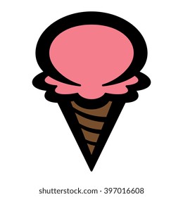 Ice Cream Cone vector icon