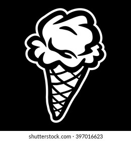 Ice Cream Cone vector icon